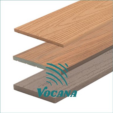 Slamat WPC -paneler för väggdekoration