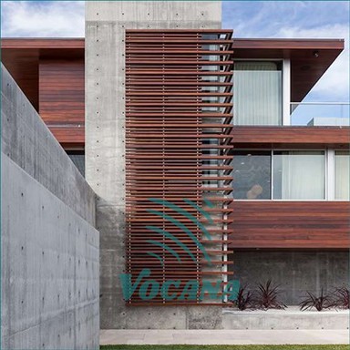 Utomhus WPC -beklädnad